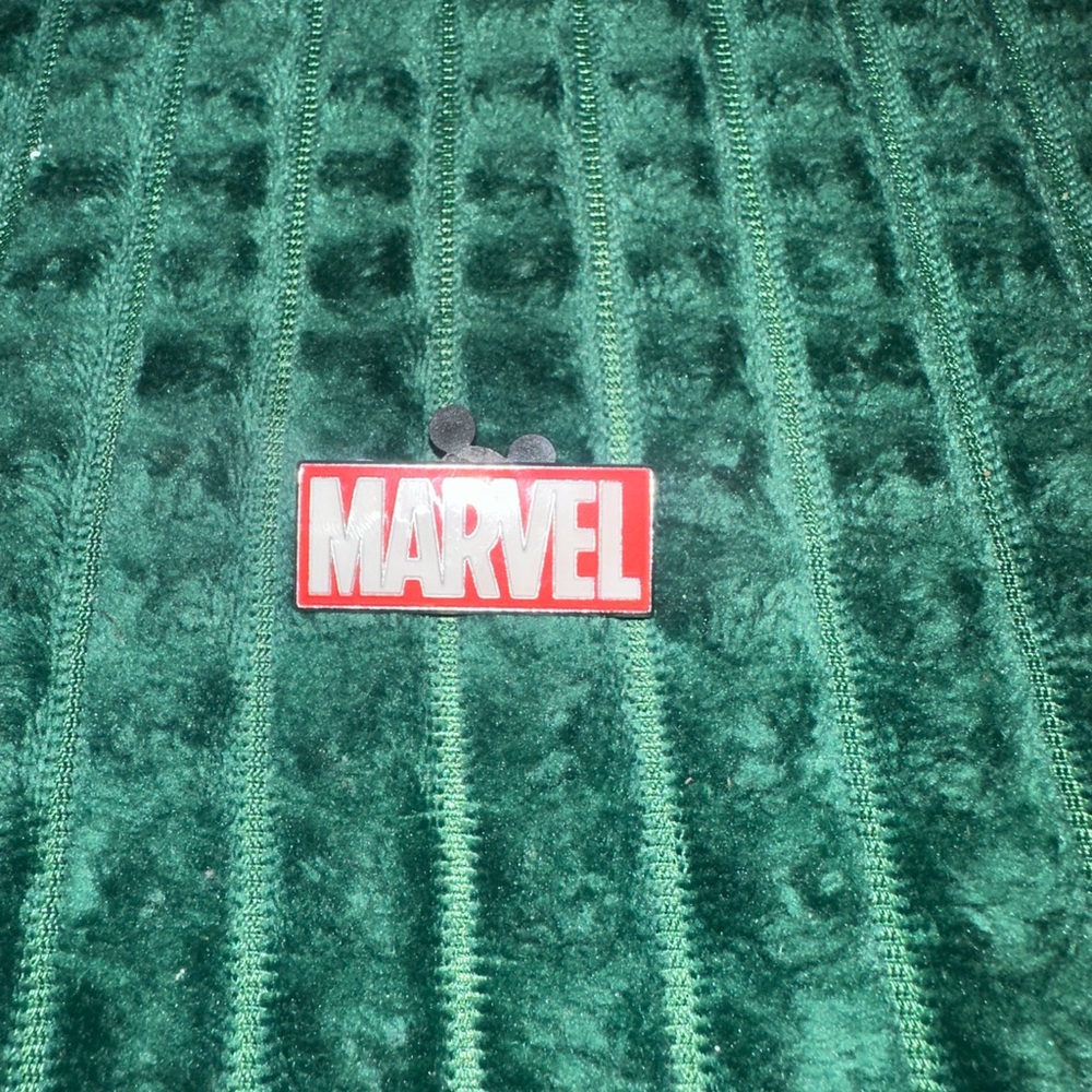 Disney Marvel Red and White Logo Pin❤️